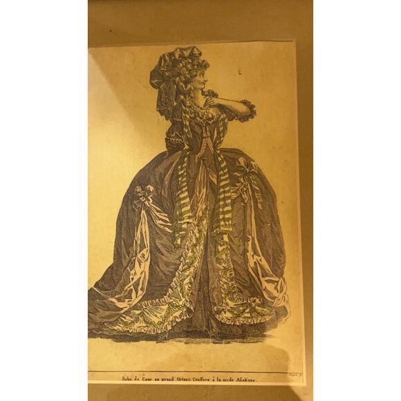 Vintage Print - Illustration from the Gallery of French Fashions and Costumes - Picture 3 of 10